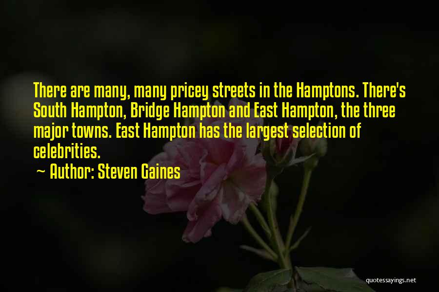 Pricey Quotes By Steven Gaines