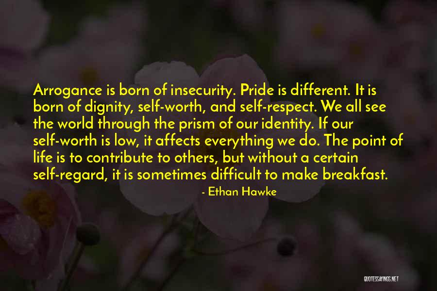 Pride And Arrogance Quotes By Ethan Hawke