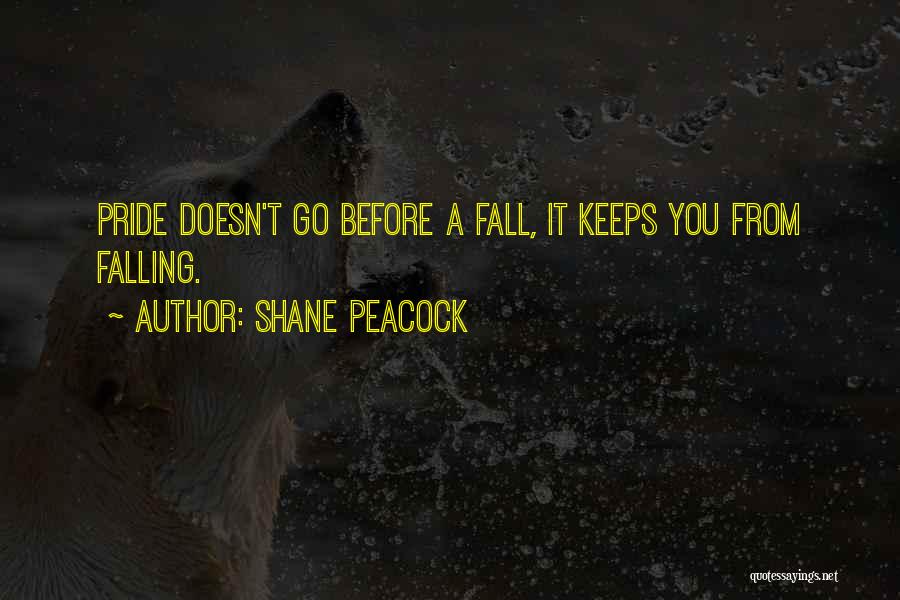 Pride Before The Fall Quotes By Shane Peacock