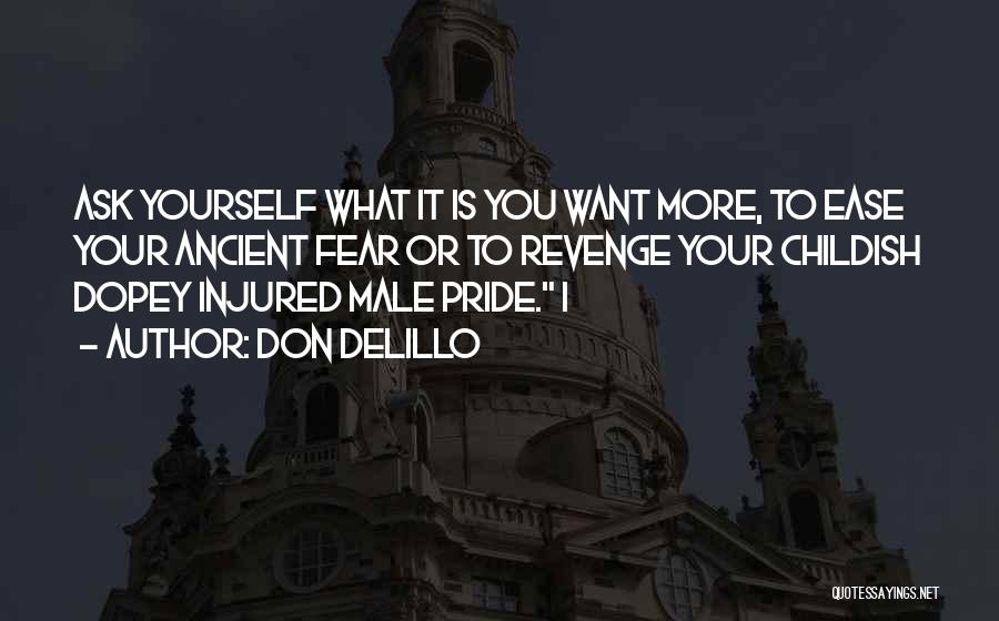 Pride Gets You Nowhere Quotes By Don DeLillo