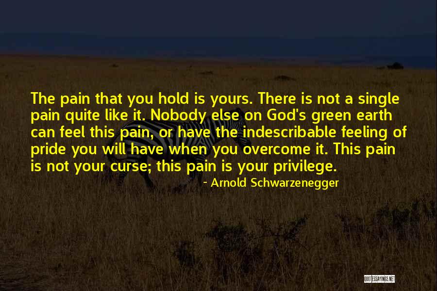 Pride God Quotes By Arnold Schwarzenegger