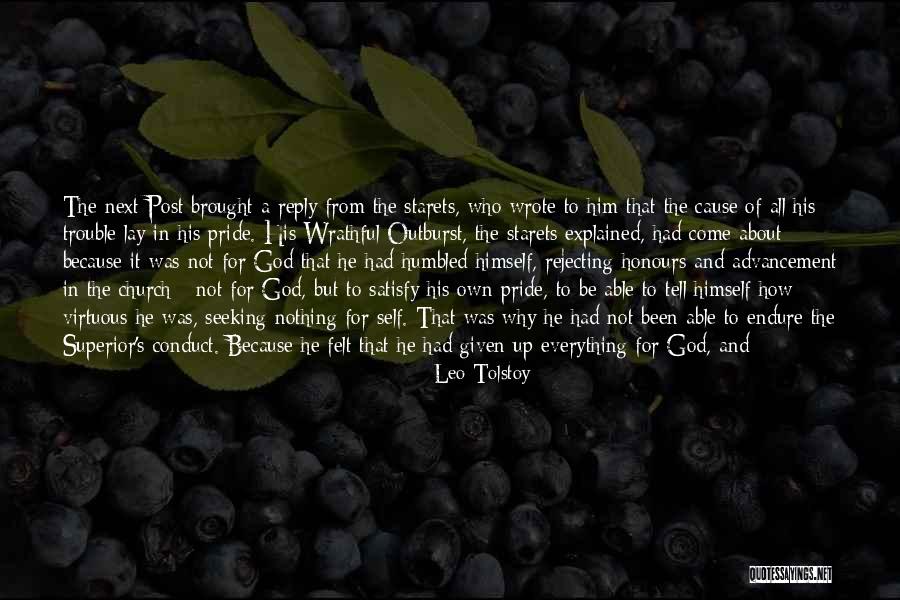 Pride God Quotes By Leo Tolstoy