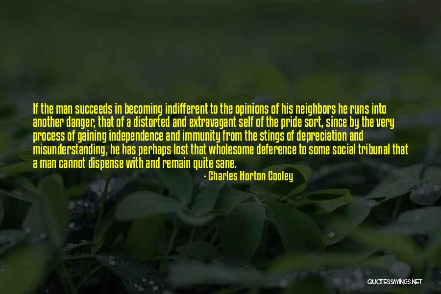 Pride In Self Quotes By Charles Horton Cooley Pride In Self Quotes By Charles Horton Cooley