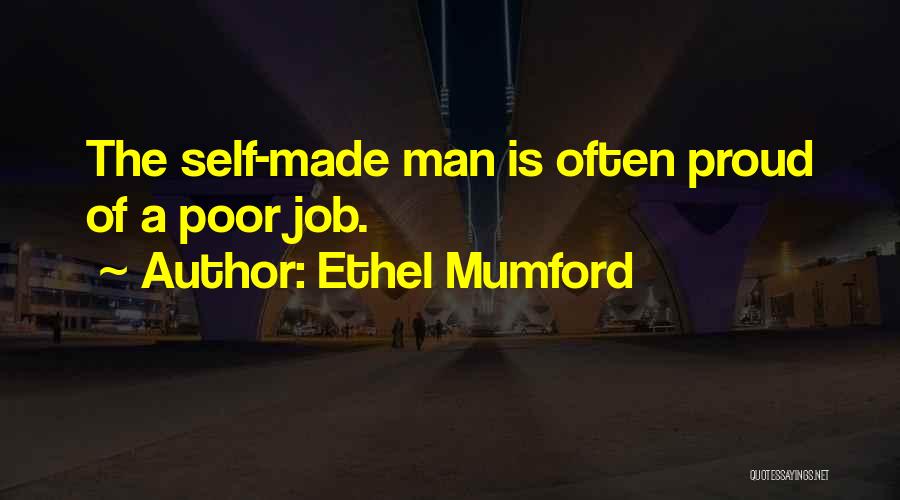 Pride In Your Job Quotes By Ethel Mumford