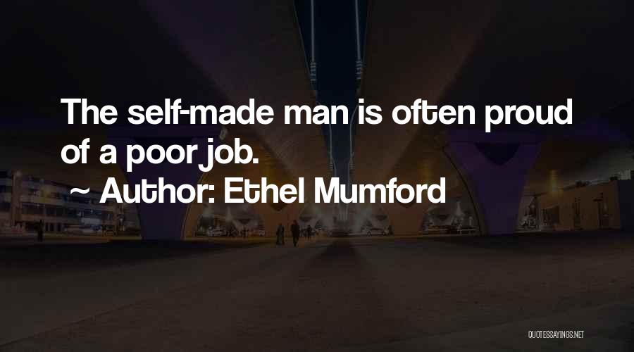 Pride Of A Man Quotes By Ethel Mumford