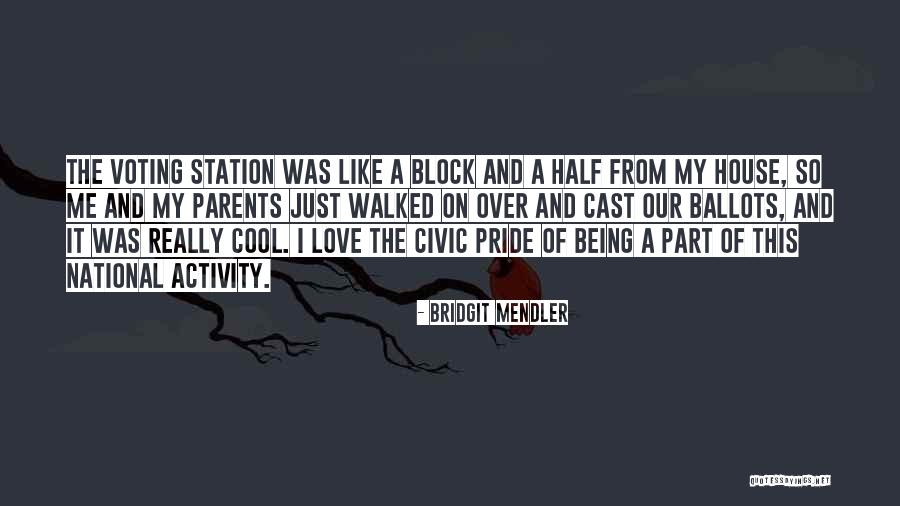 Pride Of Love Quotes By Bridgit Mendler