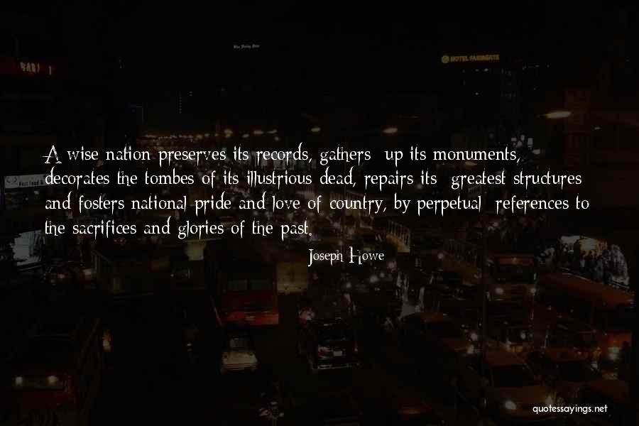 Pride Of Love Quotes By Joseph Howe