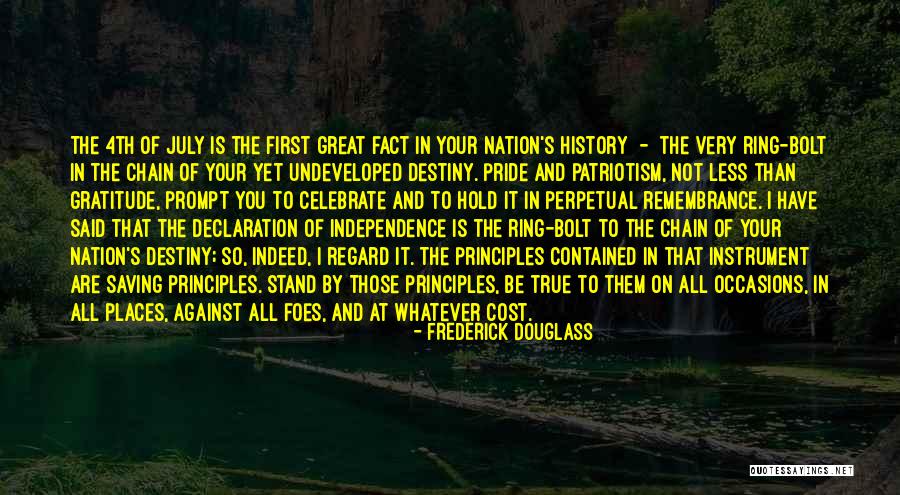 Pride Of Nation Quotes By Frederick Douglass