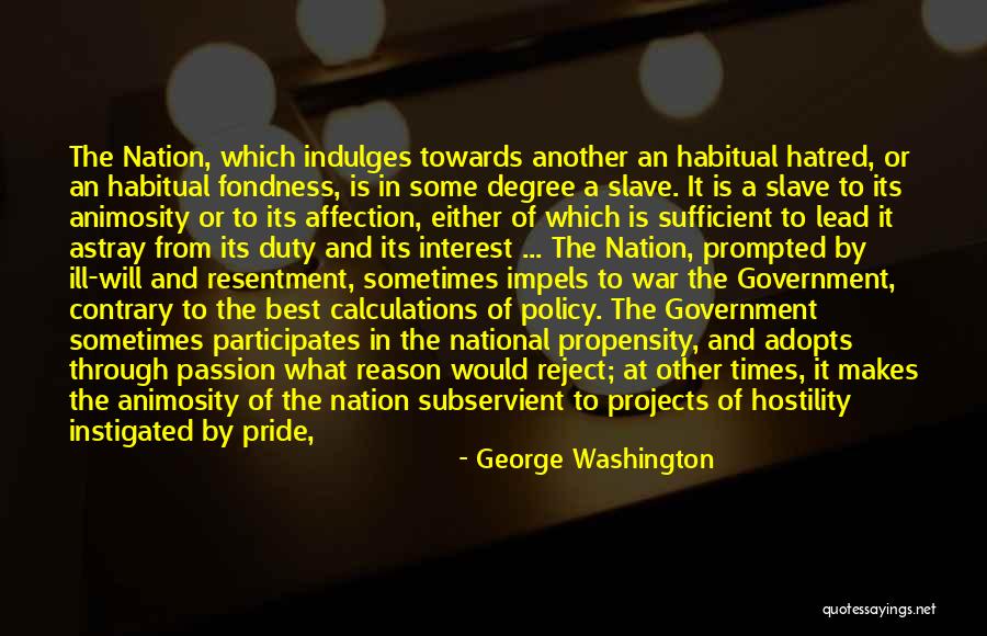 Pride Of Nation Quotes By George Washington