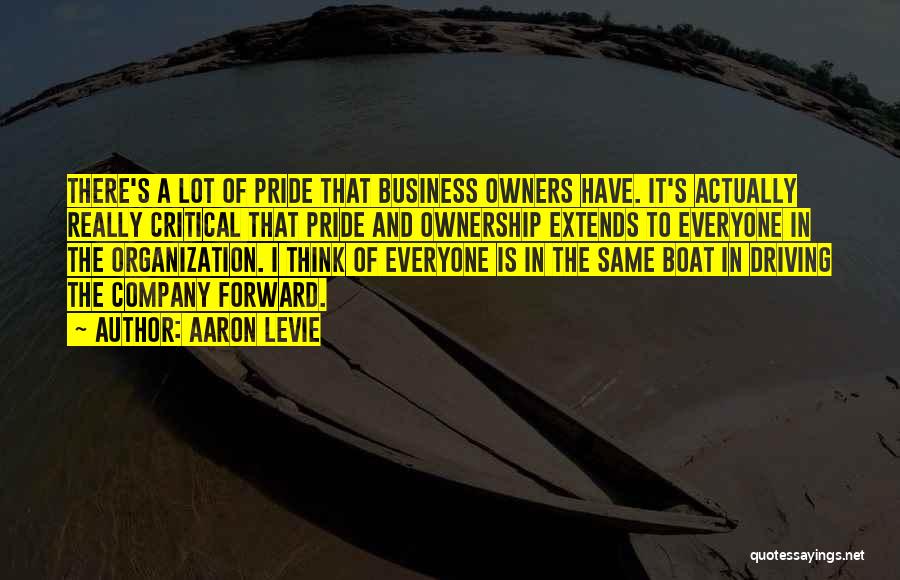 Pride Of Ownership Quotes By Aaron Levie