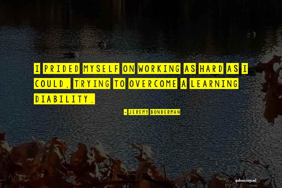 Prided Myself Quotes By Jeremy Bonderman Prided Myself Quotes By Jeremy Bonderman