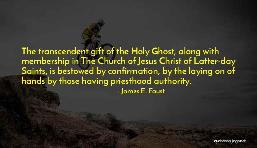 Priesthood From Saints Quotes By James E. Faust Priesthood From Saints Quotes By James E. Faust