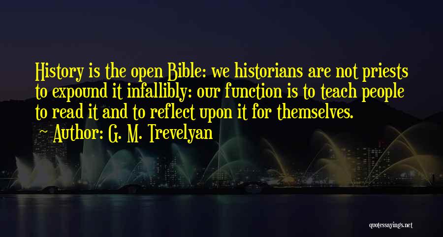 Priests In The Bible Quotes By G. M. Trevelyan