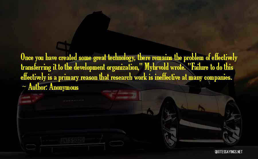 Primary Research Quotes By Anonymous