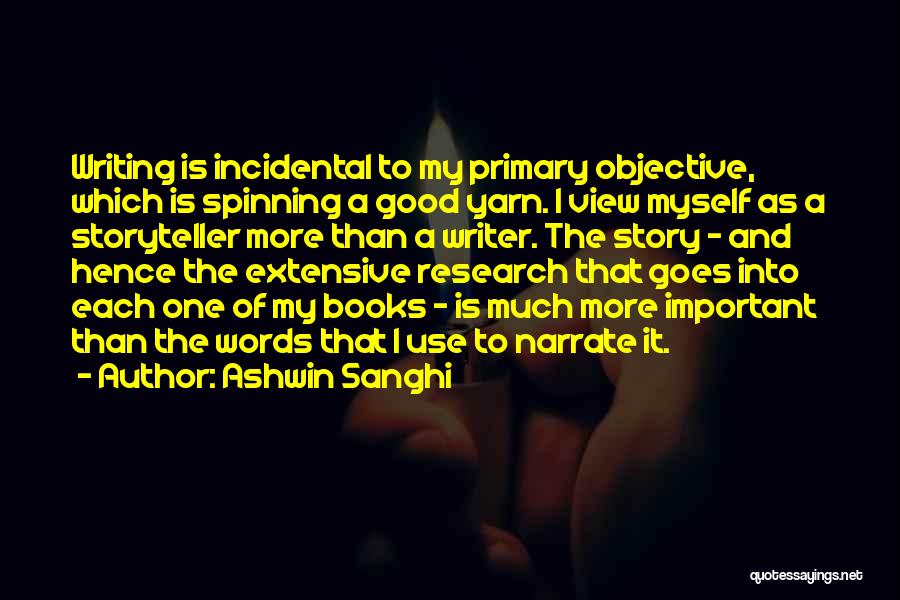Primary Research Quotes By Ashwin Sanghi