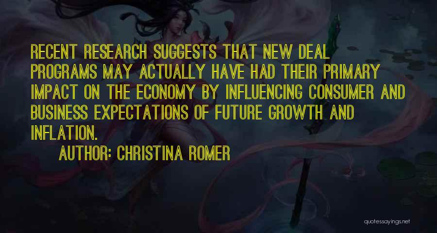 Primary Research Quotes By Christina Romer