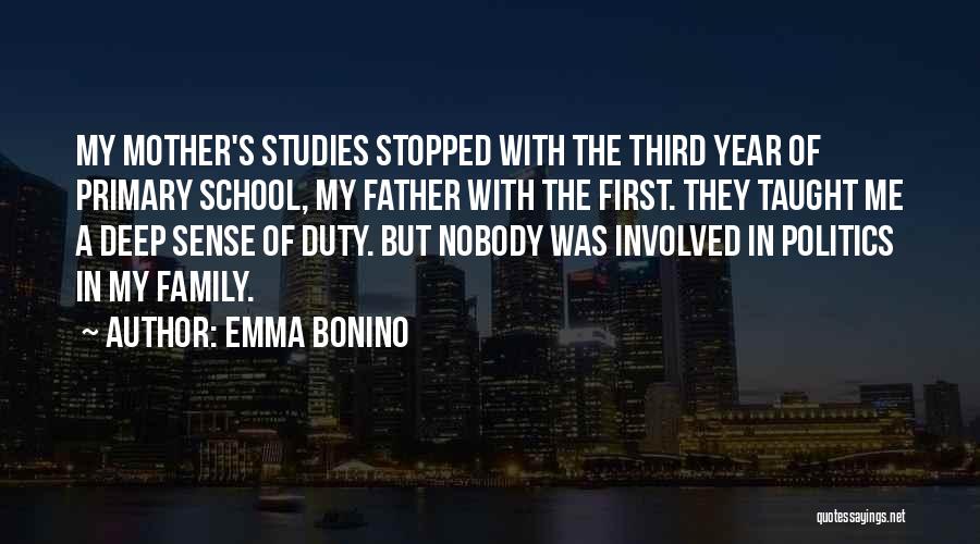 Primary School Quotes By Emma Bonino