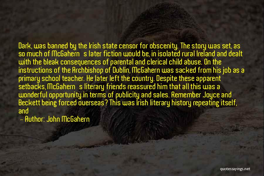 Primary School Teacher Quotes By John McGahern