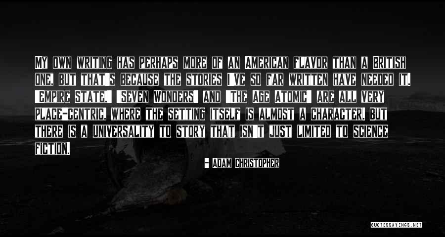 Primary School Teachers Quotes By Adam Christopher Primary School Teachers Quotes By Adam Christopher
