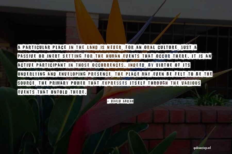 Primary Source Of Quotes By David Abram Primary Source Of Quotes By David Abram