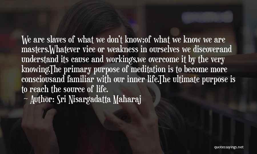 Primary Source Quotes By Sri Nisargadatta Maharaj