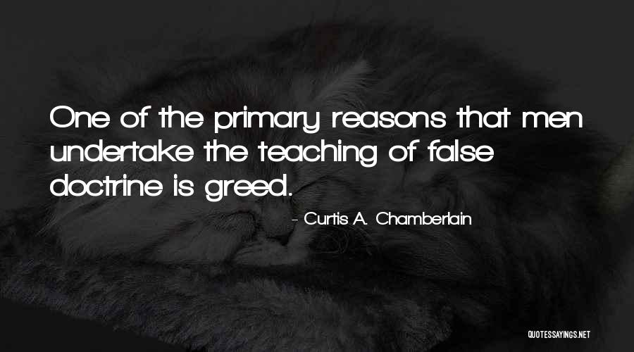 Primary Teaching Quotes By Curtis A. Chamberlain