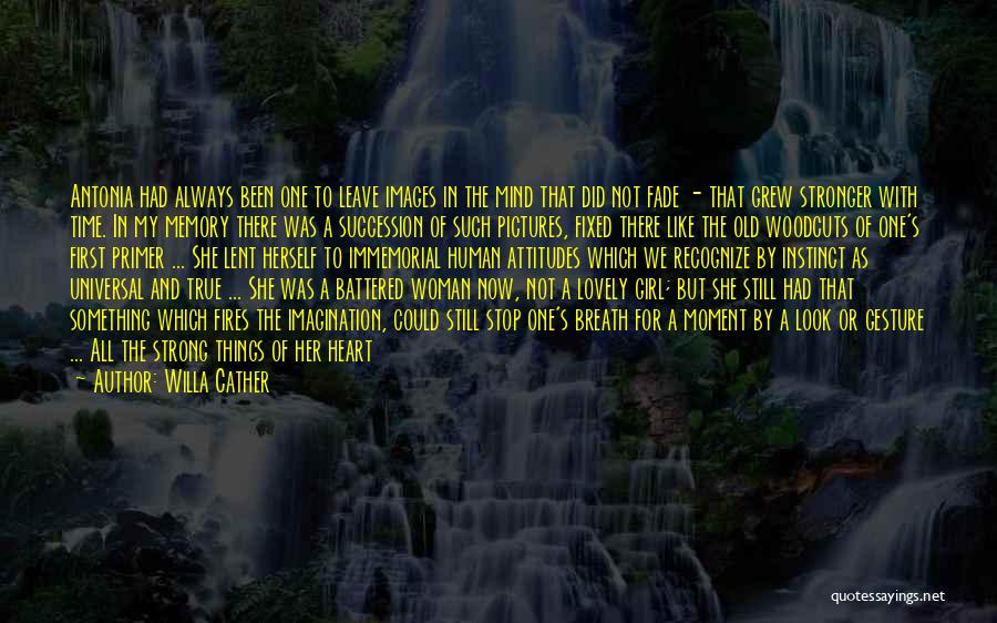 Primer Quotes By Willa Cather