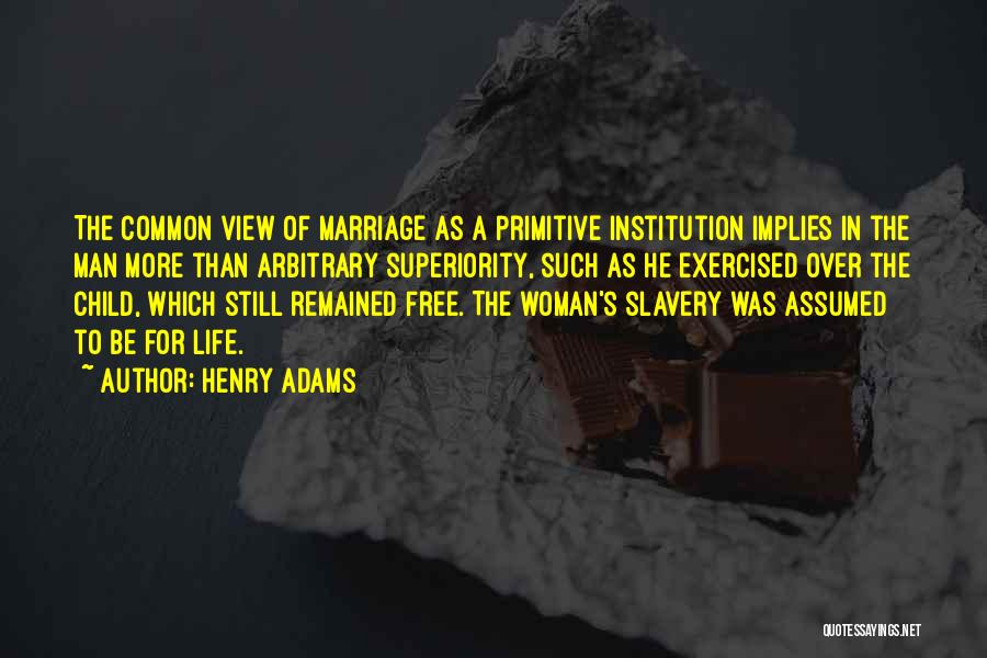 Primitive Life Quotes By Henry Adams