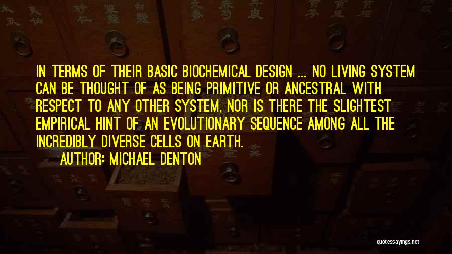 Primitive Living Quotes By Michael Denton