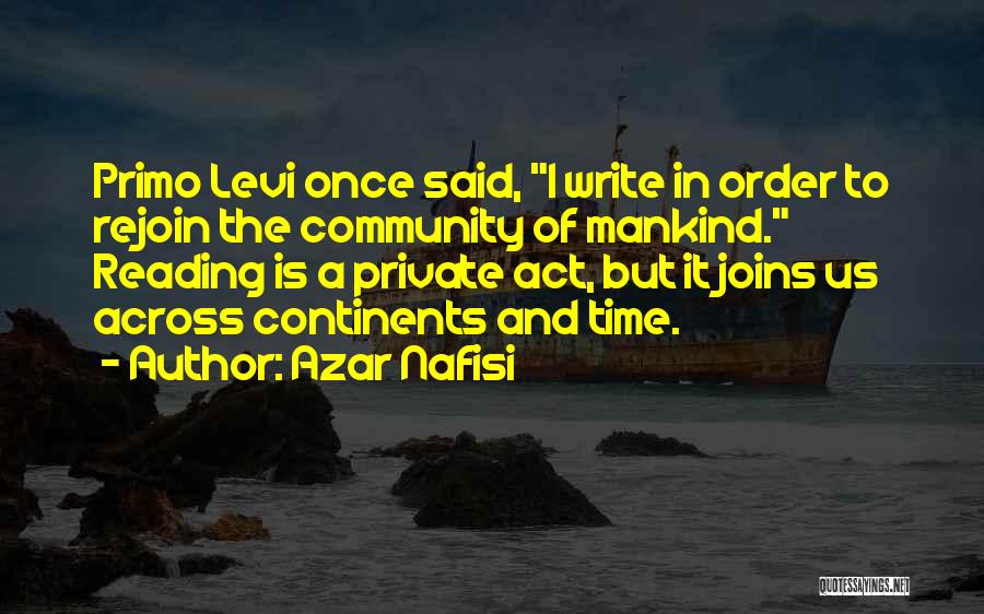 Primo Quotes By Azar Nafisi