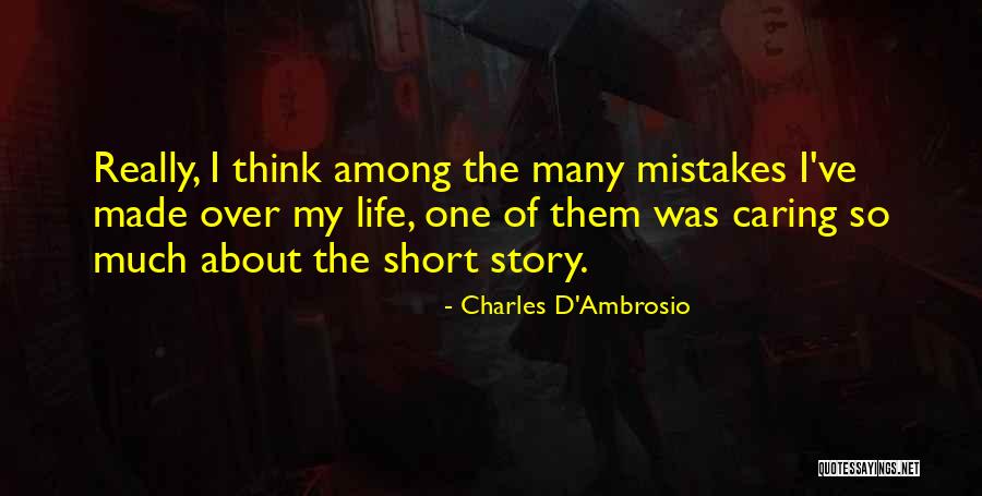 Primogenitureship Quotes By Charles D'Ambrosio Primogenitureship Quotes By Charles D'Ambrosio