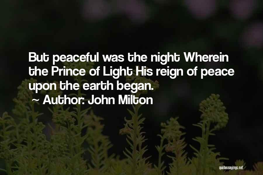 Prince Of Peace Quotes By John Milton