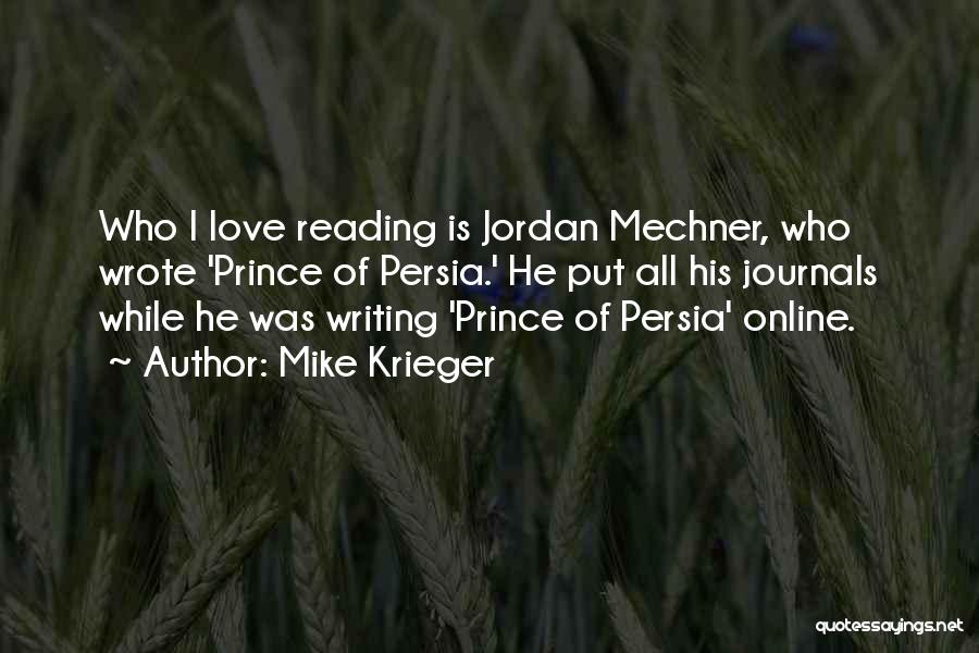 Prince Of Persia 3 Quotes By Mike Krieger