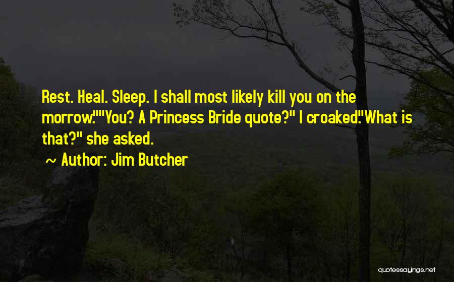Princess Bride Quotes By Jim Butcher