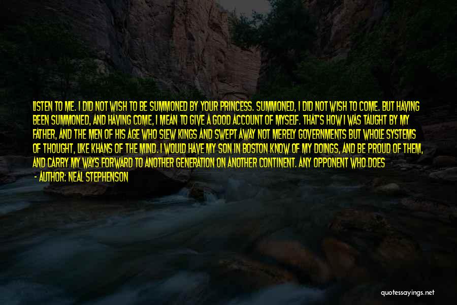 Princess Of Father Quotes By Neal Stephenson