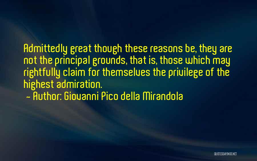 Principal Quotes By Giovanni Pico Della Mirandola