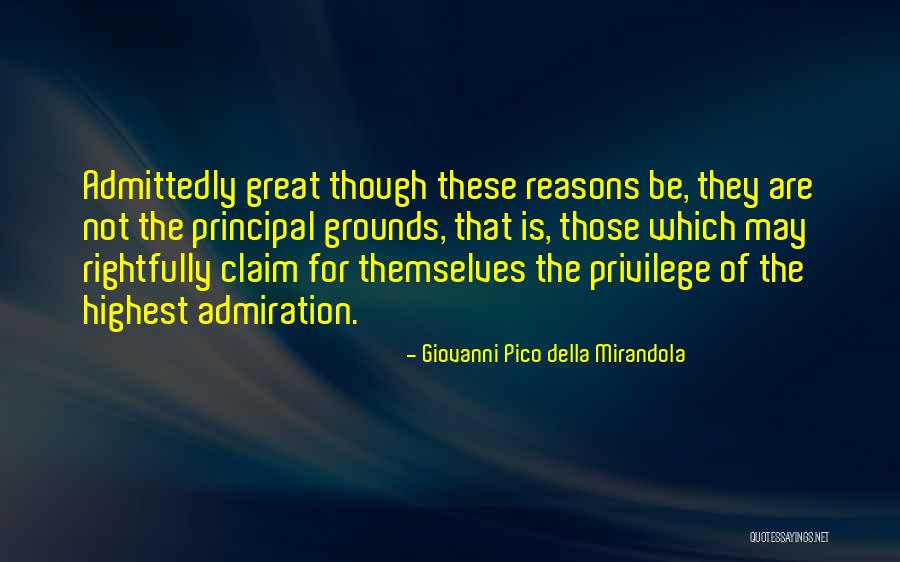 Principal Quotes By Giovanni Pico Della Mirandola