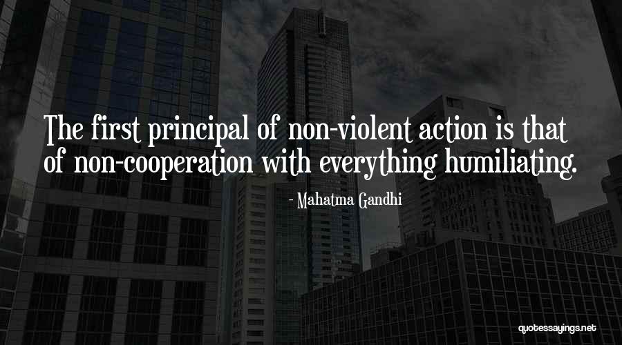 Principal Quotes By Mahatma Gandhi