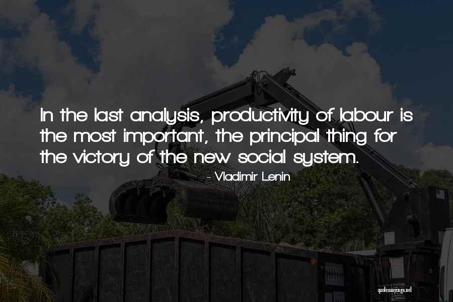 Principal Quotes By Vladimir Lenin