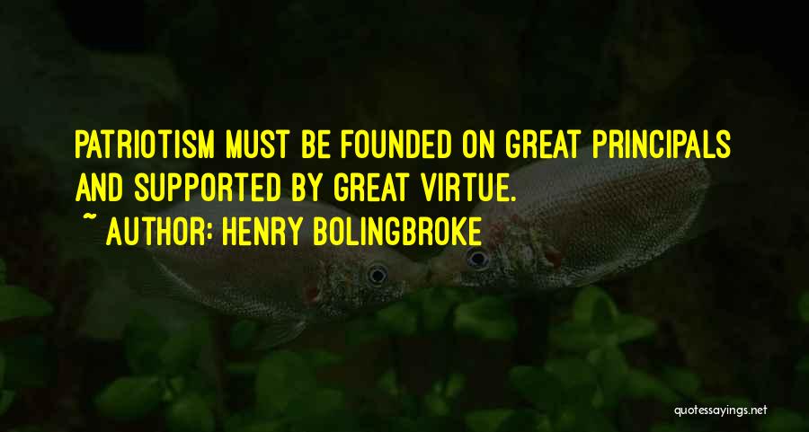 Principals Quotes By Henry Bolingbroke