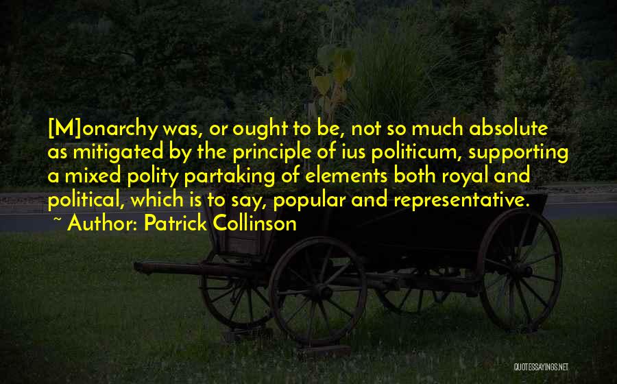 Principle And Politics Quotes By Patrick Collinson