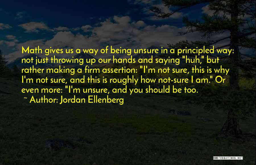 Principled Quotes By Jordan Ellenberg