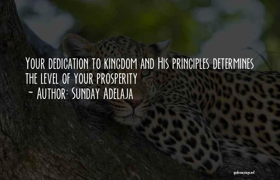 Principles And Money Quotes By Sunday Adelaja