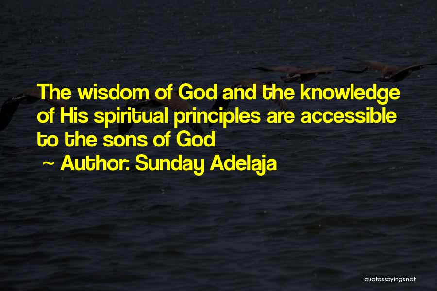 Principles And Money Quotes By Sunday Adelaja