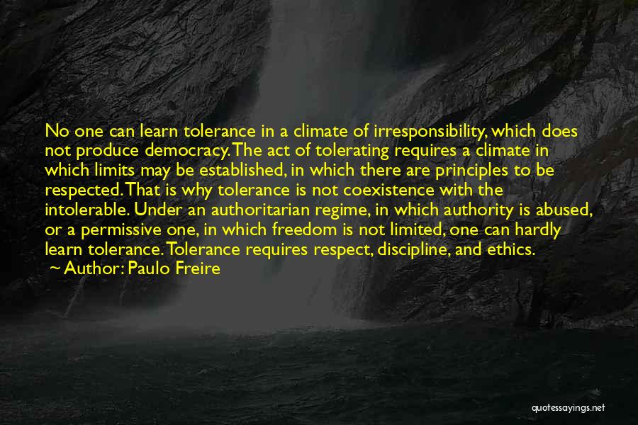 Principles Of Democracy Quotes By Paulo Freire