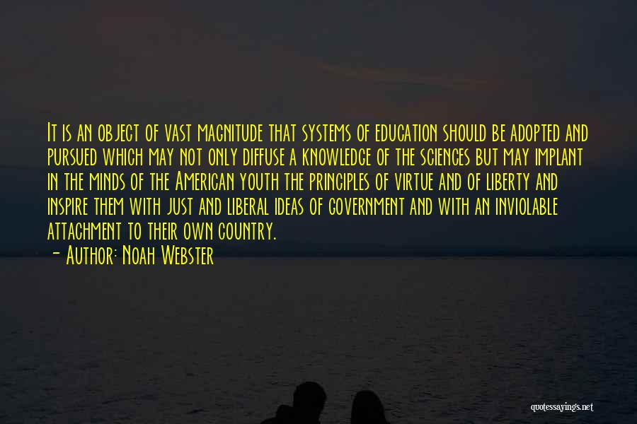 Principles Of Education Quotes By Noah Webster