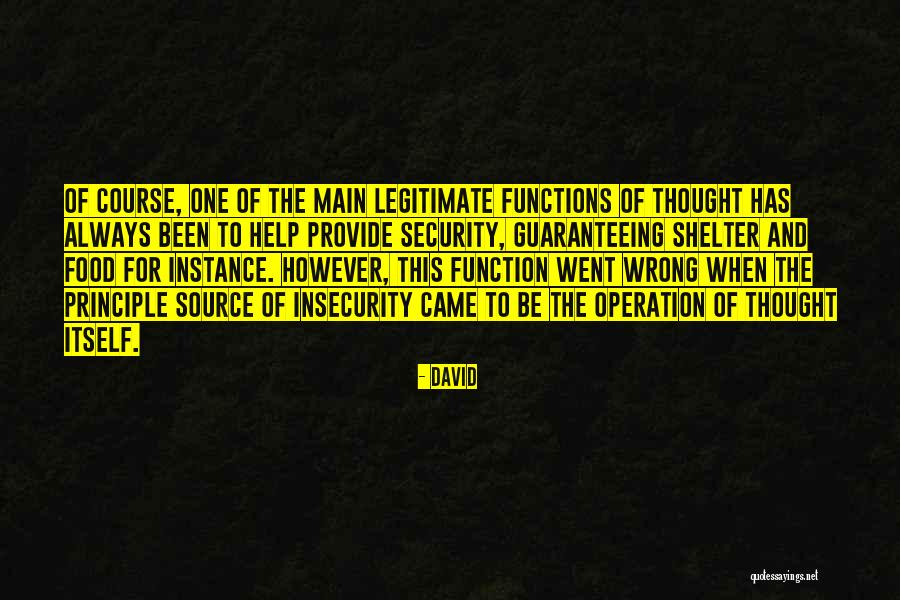 Principles Of Thought Quotes By David Principles Of Thought Quotes By David