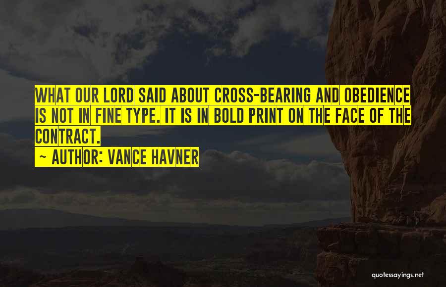 Print Quotes By Vance Havner