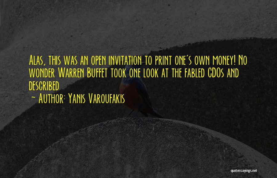 Print Quotes By Yanis Varoufakis
