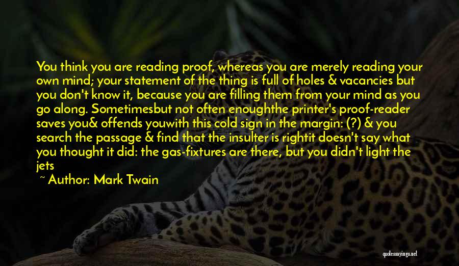 Printer Quotes By Mark Twain